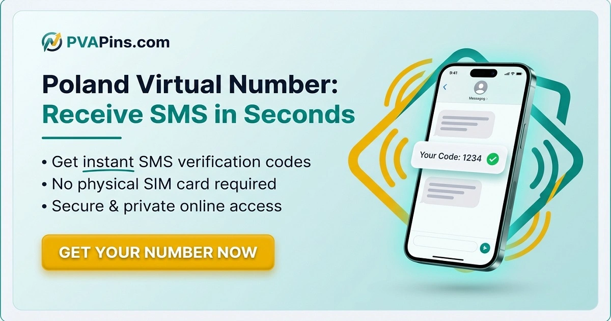 Virtual Number Poland: Get SMS Codes Instantly